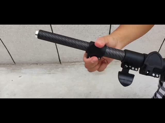 how to extend& retract the carbon fiber telescopic pole