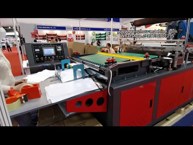 Single lane courier bag making machine