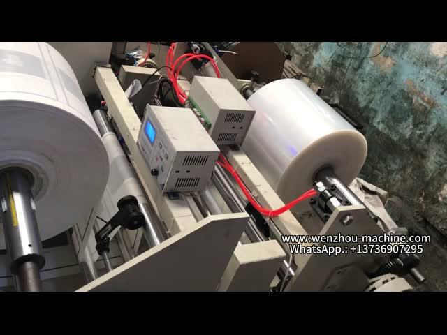 PE zipper bag making making machine