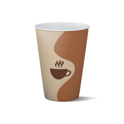 Brown coffee cup raw material