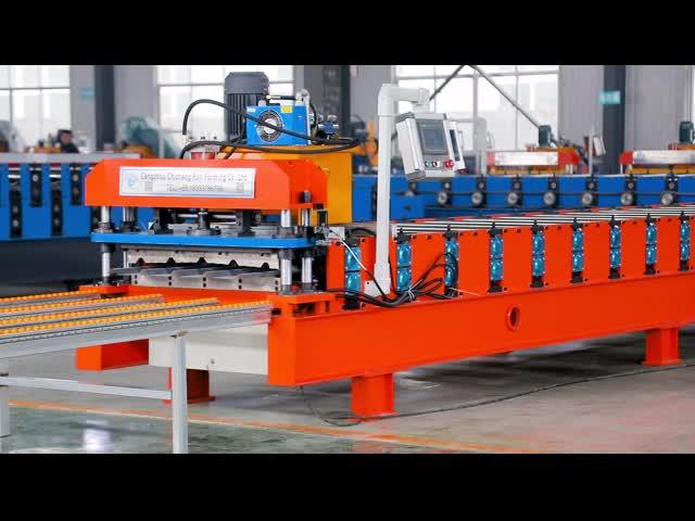 High Quality Trapezoidal Roof Sheet Roll Forming Machine