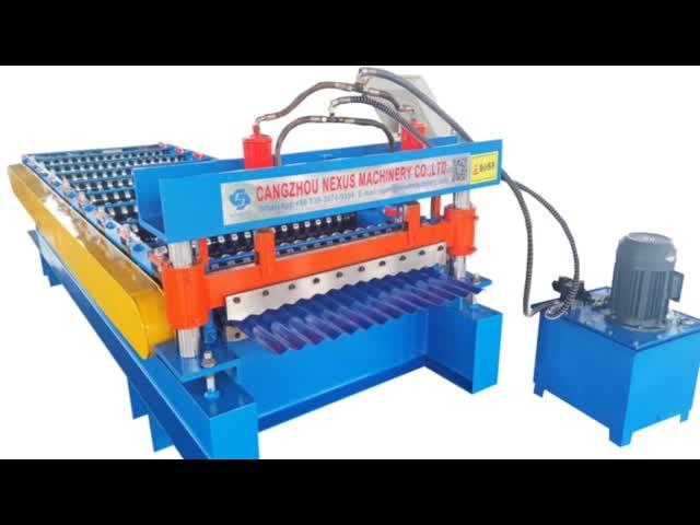 corrugated roof sheet roll forming machine